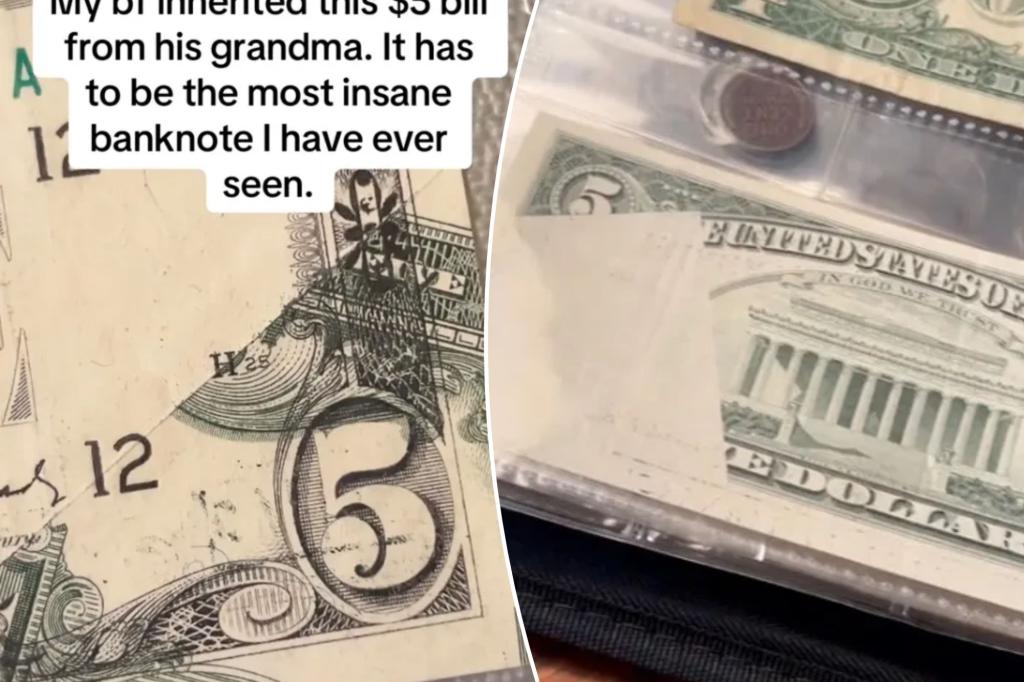 Shocked man inherited ‘insane’ $5 bill from his grandma — here’s why it may be worth $400K