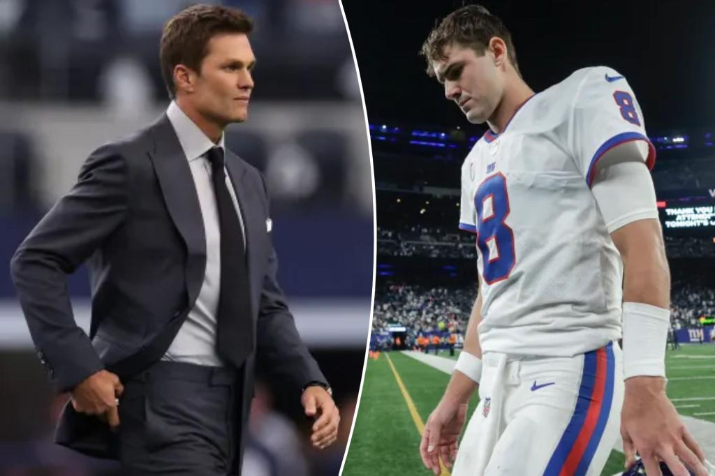 Tom Brady eviscerates Daniel Jones during Giants-Cowboys