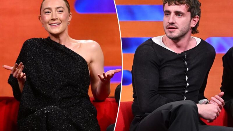 Paul Mescal addresses Saoirse Ronan calling out his talk show joke