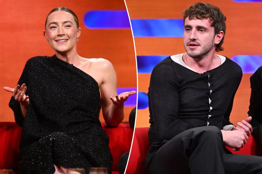 Paul Mescal addresses Saoirse Ronan calling out his talk show joke