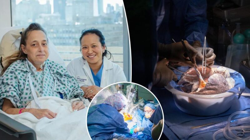 NY woman receives first fully robotic double lung transplant