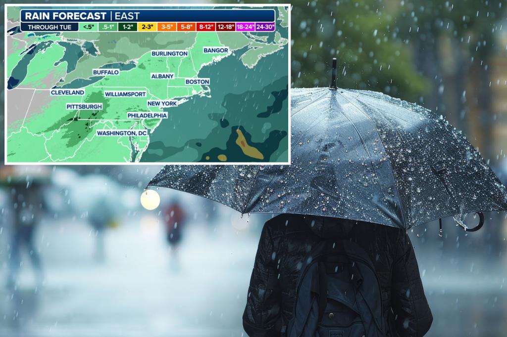 Northeast set to receive badly needed rain after record-dry stretch