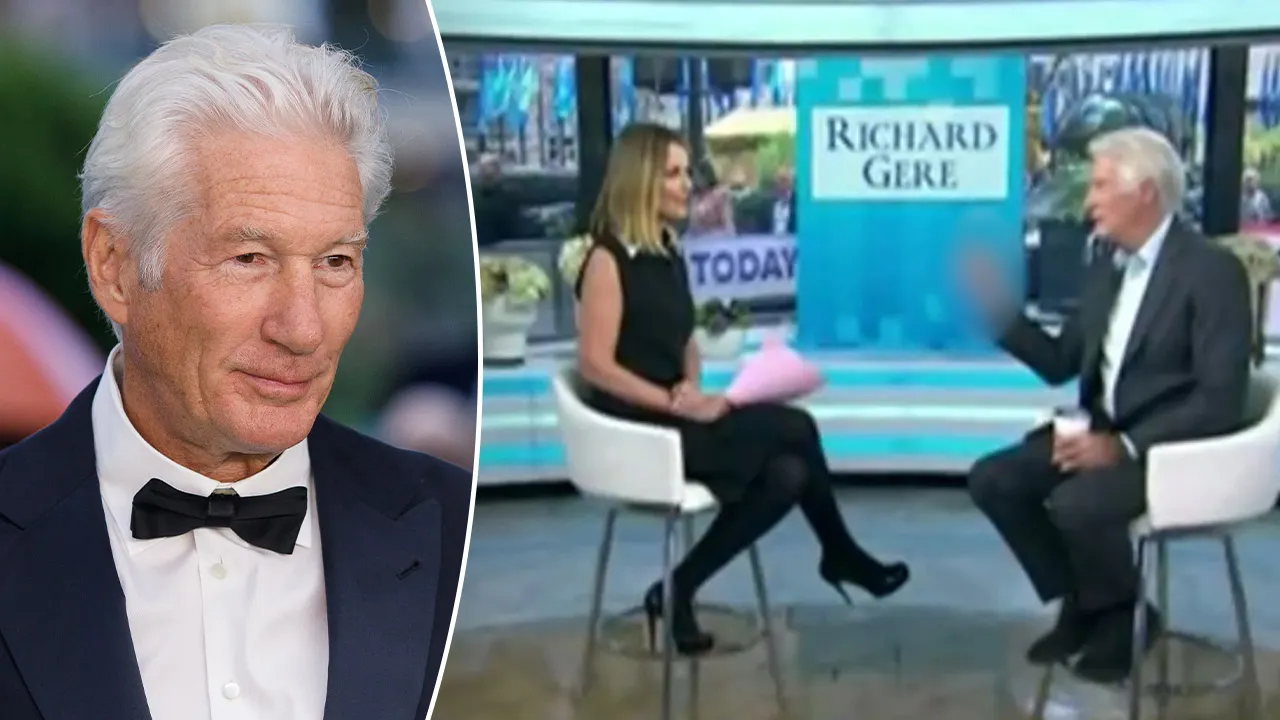 Richard Gere flashes middle finger during morning show interview