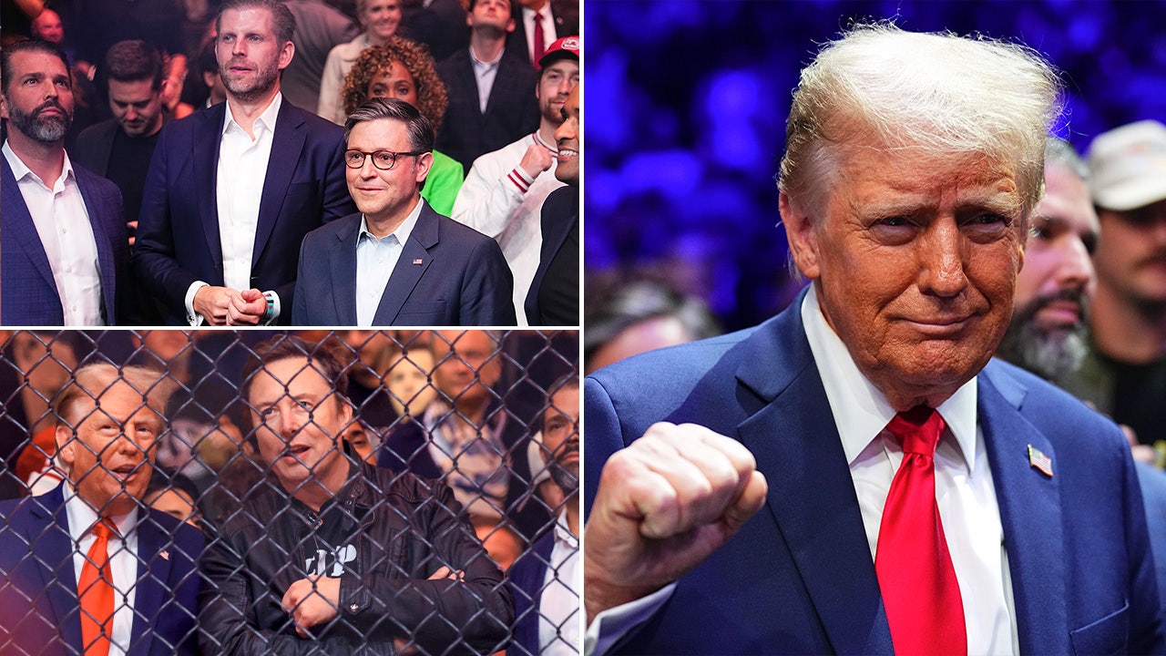 Trump flanked by top allies, cabinet picks at UFC 309: ‘USA, USA’