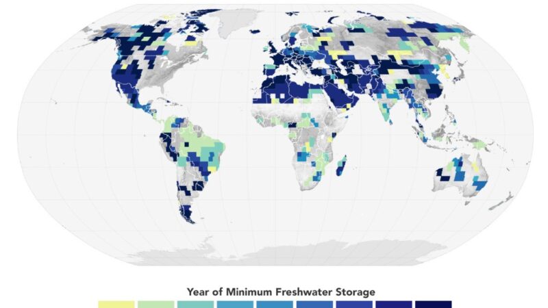 NASA Satellites Reveal Abrupt Drop in Global Freshwater Levels