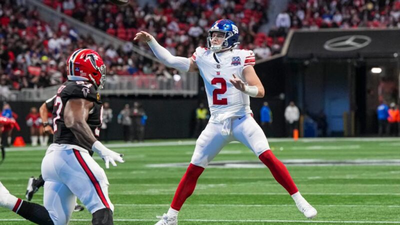 Giants’ Drew Lock throws game away with three dreadful turnovers