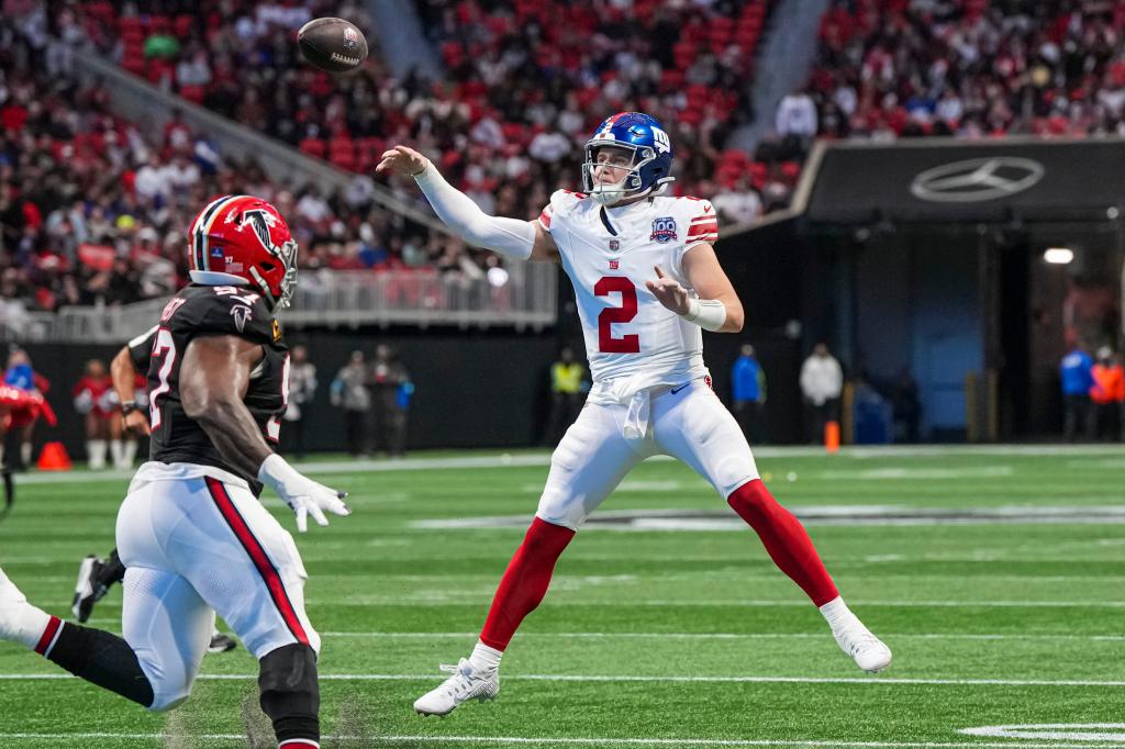 Giants’ Drew Lock throws game away with three dreadful turnovers