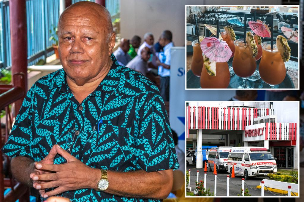 Cocktails that hospitalized 7 tourists did not contain methanol or ‘illicit substances,’ Fiji’s deputy PM says