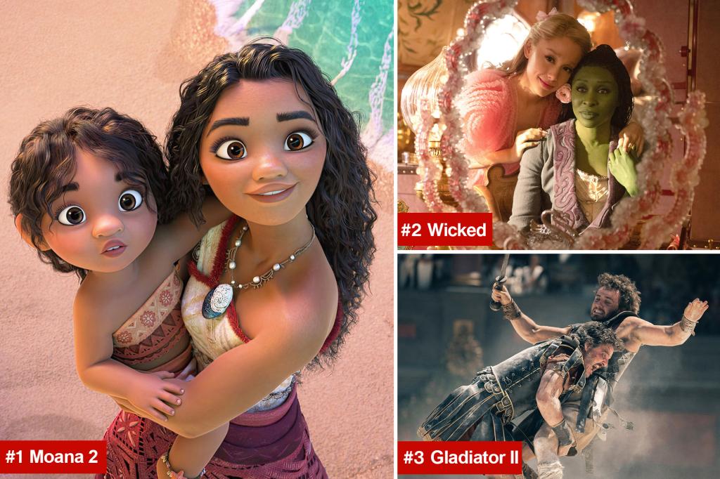 ‘Moana 2’ still Rock-ing box office on second Friday in theaters