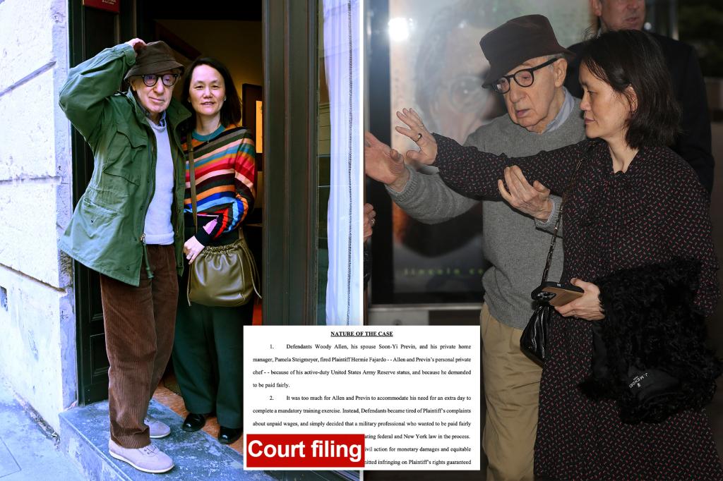 Woody Allen and Soon-Yi Previn are sued by the personal chef they fired