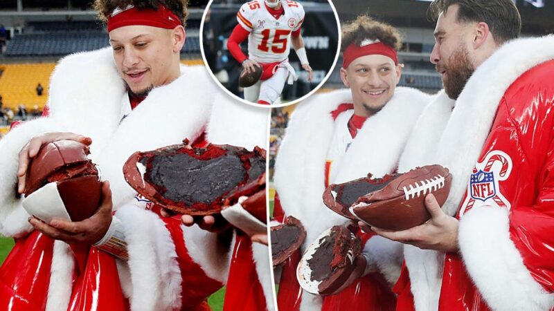 Patrick Mahomes explains why he rejected football cake