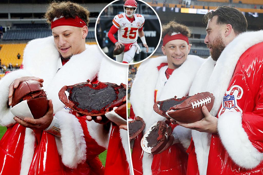 Patrick Mahomes explains why he rejected football cake