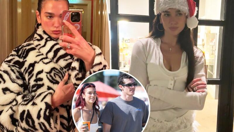 Dua Lipa sparks rumors she’s engaged to Callum Turner