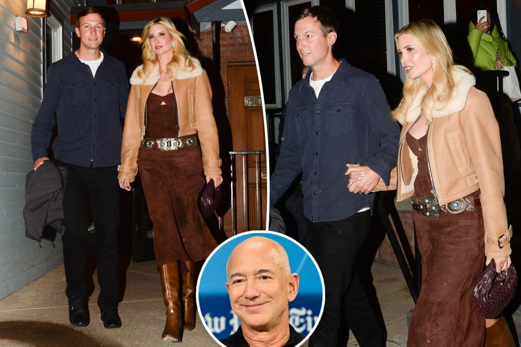 Ivanka Trump and Jared Kushner have date night at Jeff Bezos’ party in Aspen