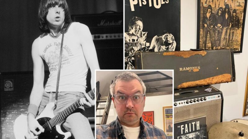 Alt-rock Indiana Jones uncovers long-lost Ramones guitar case in NYC home