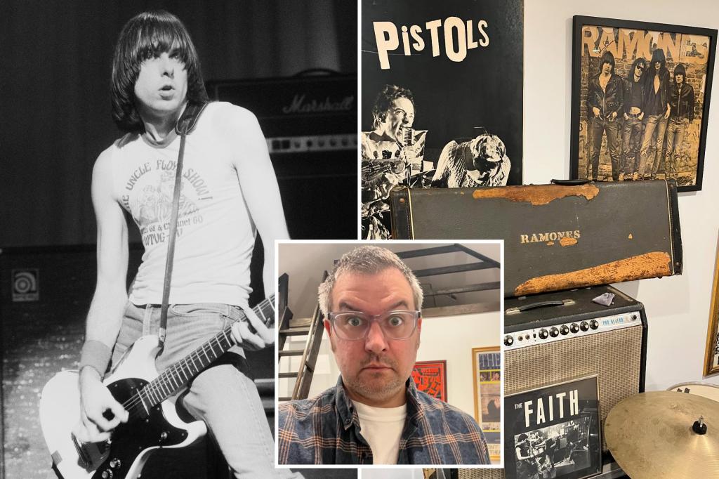 Alt-rock Indiana Jones uncovers long-lost Ramones guitar case in NYC home