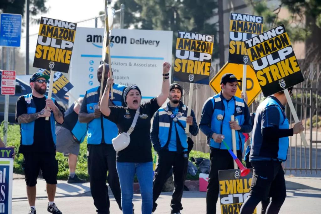 Amazon labor strike at multiple facilities continues with more workers to join