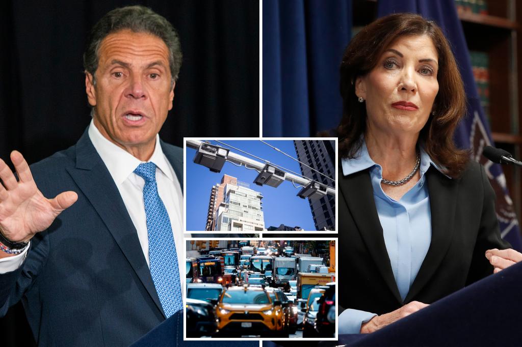 Andrew Cuomo opposes Hochul’s $9 congestion toll while mulling comeback