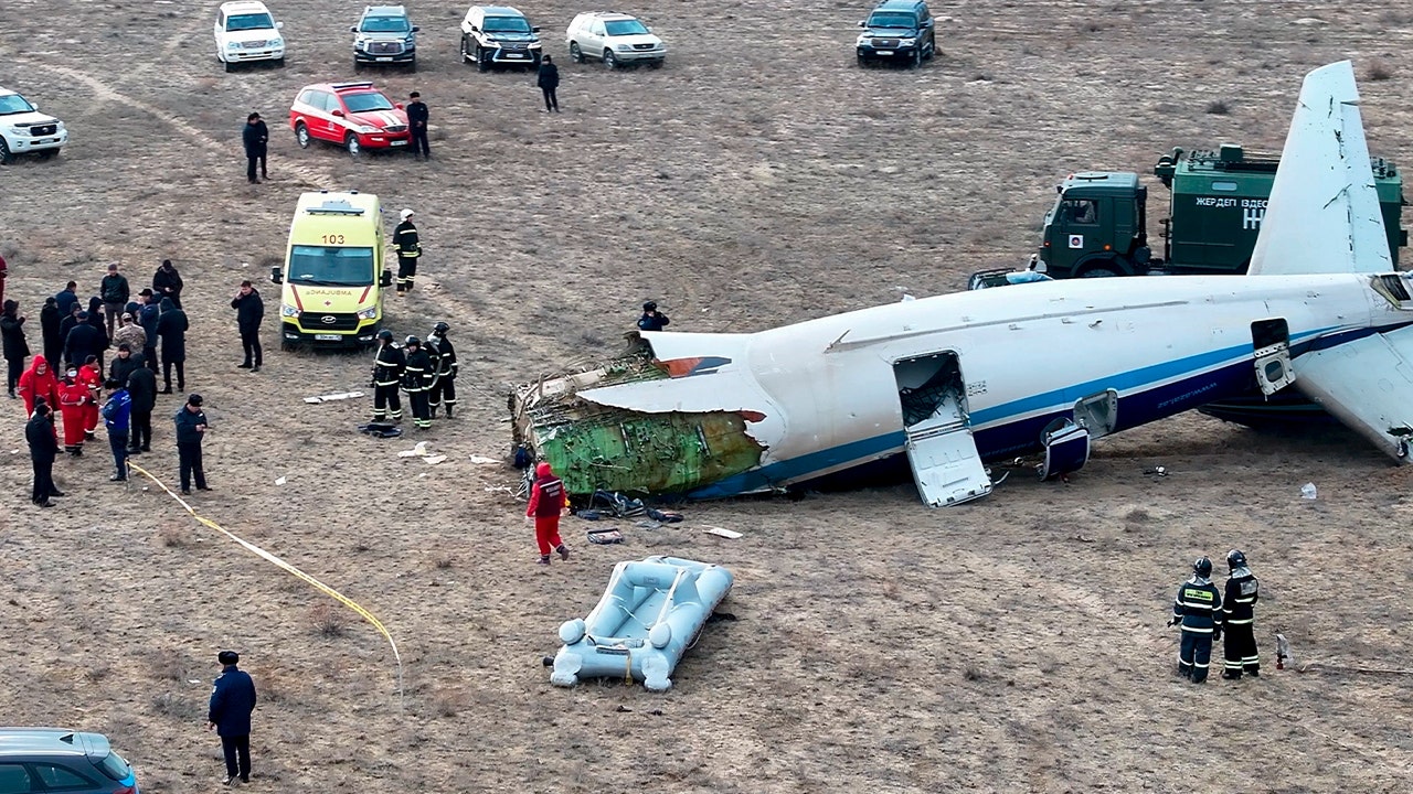 Azerbaijan Airlines plane headed to Russia crashes hundreds of miles off course, dozens feared dead