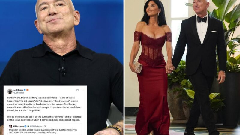 Bezos slams report about $600M Aspen wedding as ‘false’