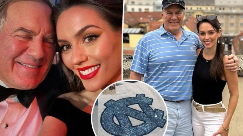 Bill Belichick’s girlfriend Jordon Hudson bedazzles UNC sweatshirt