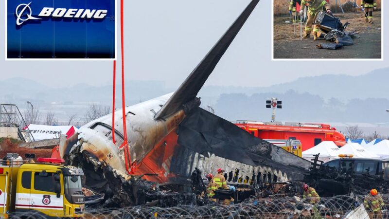 Boeing shares plunge nearly 5% after deadly South Korean plane crash