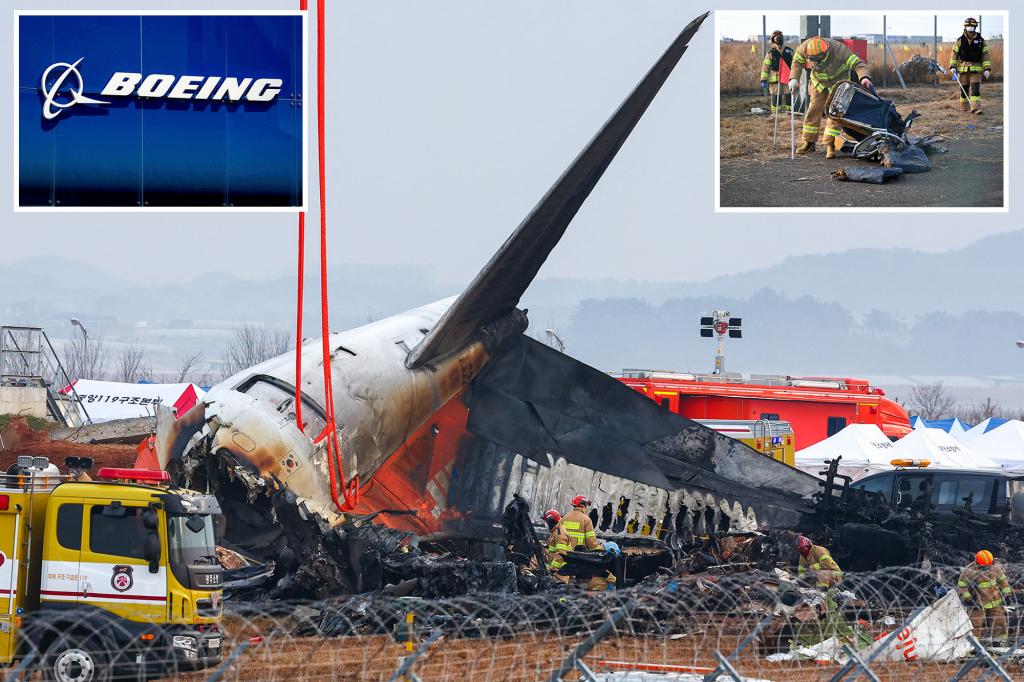 Boeing shares plunge nearly 5% after deadly South Korean plane crash