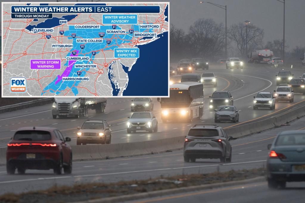 Early Christmas travel threatened by series of storms packing snow, rain for millions in US