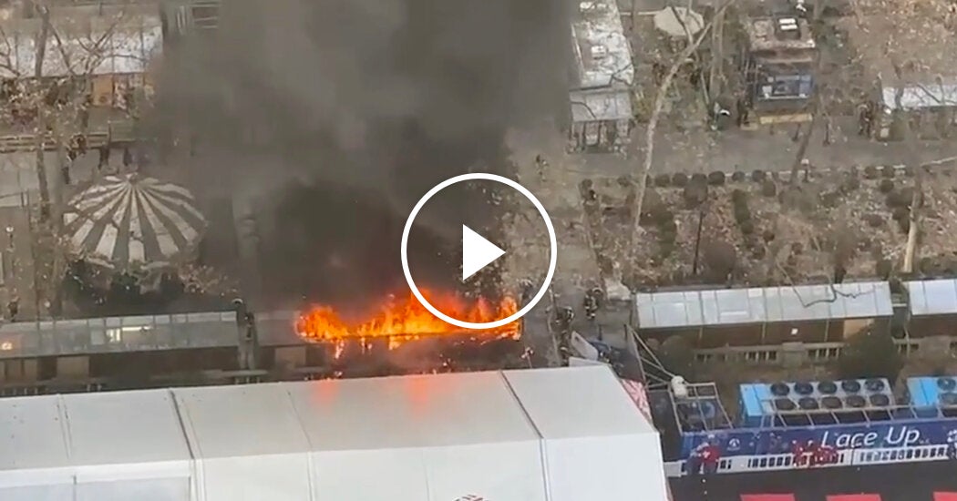 Fire Breaks Out at Bryant Park Holiday Market