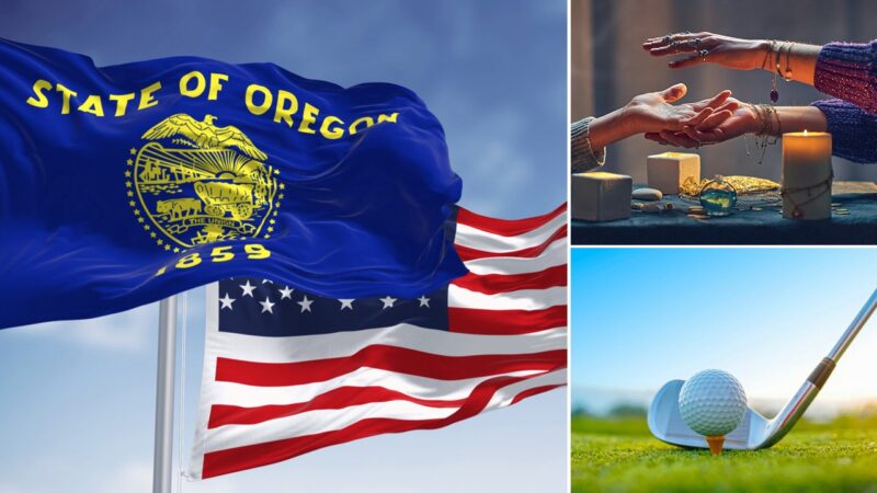 Golf, fortune-telling and spitting in the street are all among odd laws in Oregon