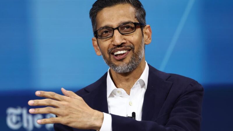 Google CEO Sundar Pichai says company slashed manager roles by 10%