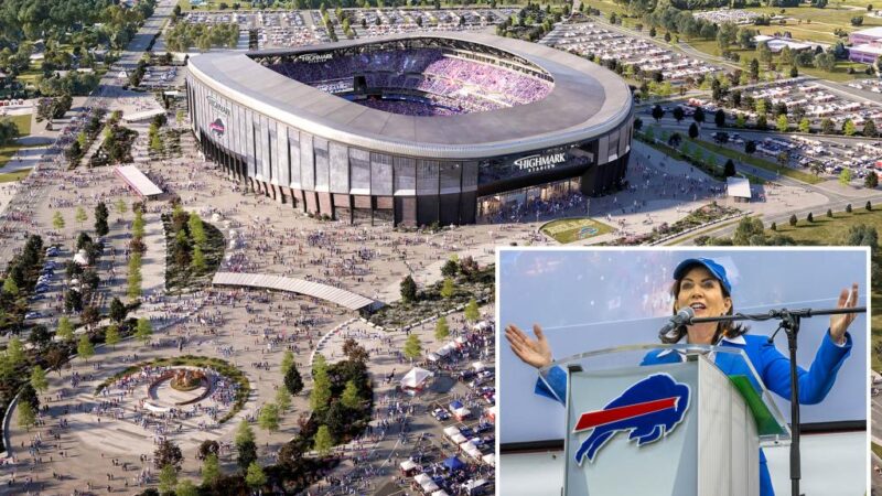 Gov. Hochul slammed over tax-funded Buffalo stadium after Bills owner pockets billions