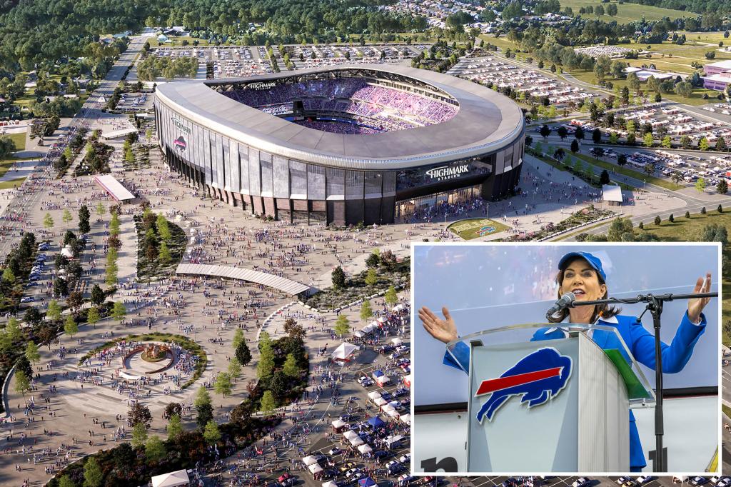 Gov. Hochul slammed over tax-funded Buffalo stadium after Bills owner pockets billions