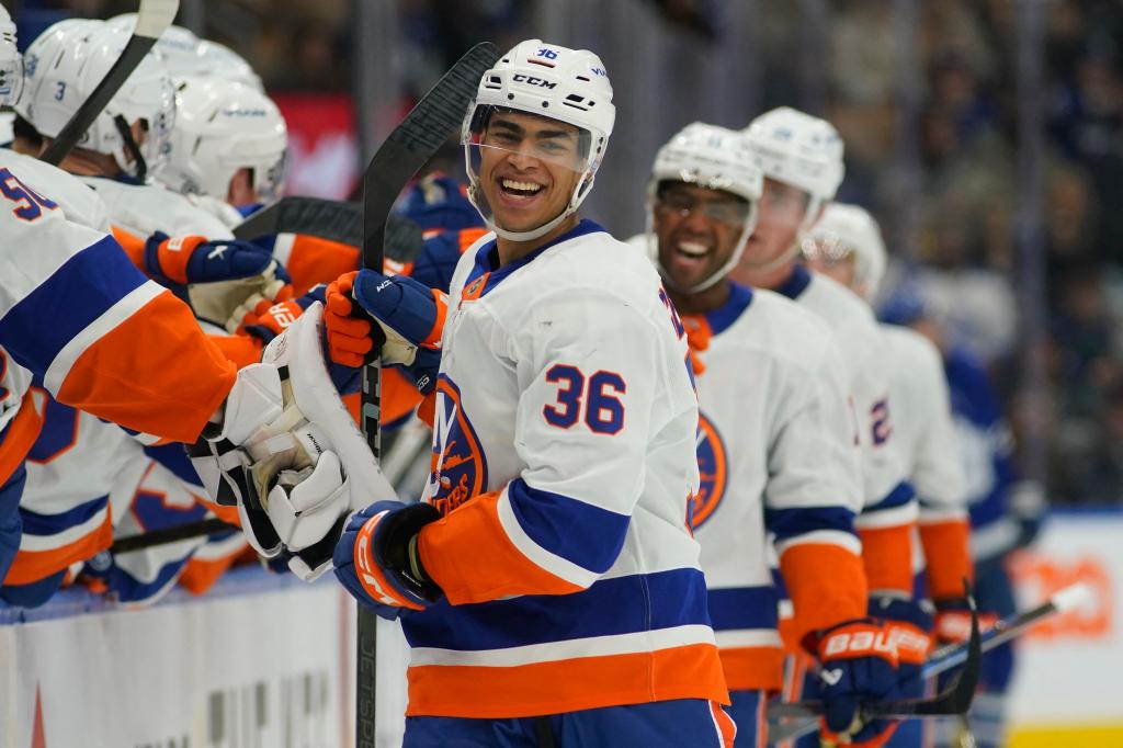 Isaiah George, 20, already making Islanders impact as rookie