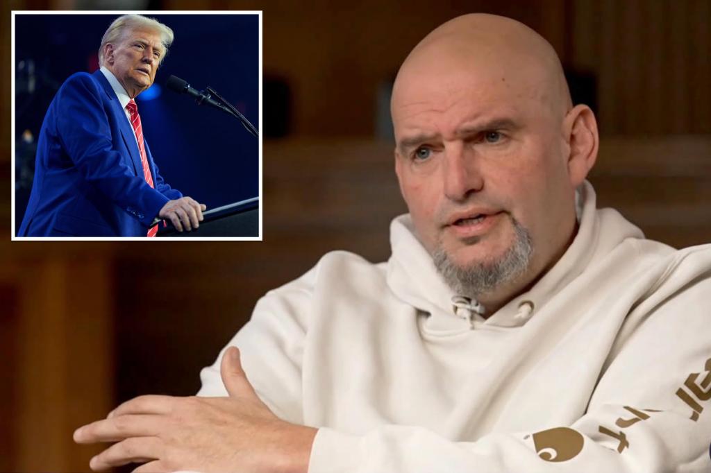 John Fetterman weighs in on incoming Donald Trump presidency