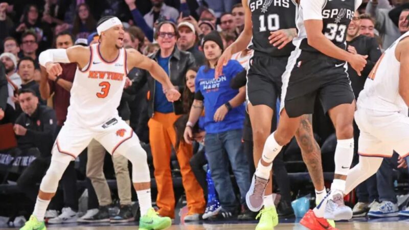 Josh Hart played his Knicks role to perfection against the Spurs