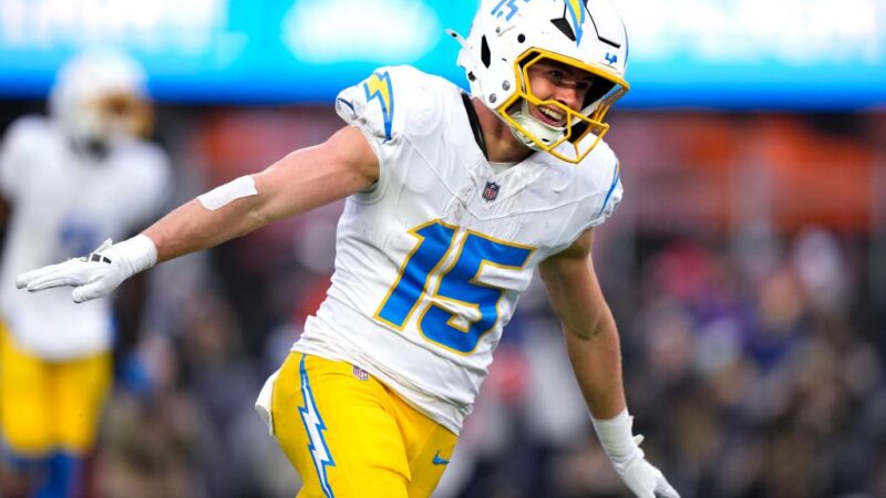 Ladd McConkey has huge day for Chargers vs. Patriots