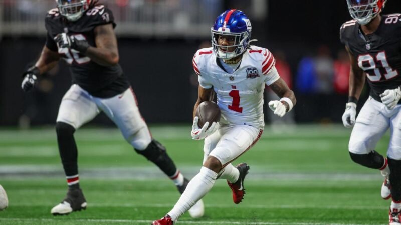 Malik Nabers breaks Giants’ rookie receptions record