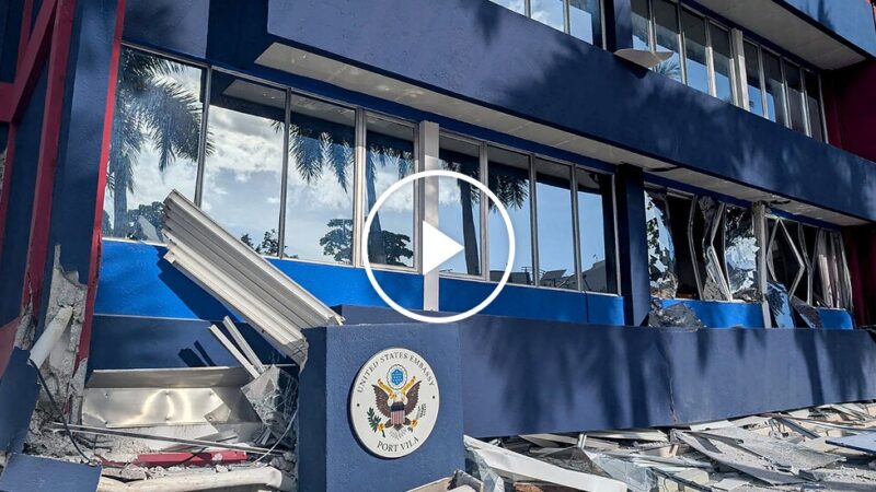 Massive Earthquake in Vanuatu Damages U.S. Embassy