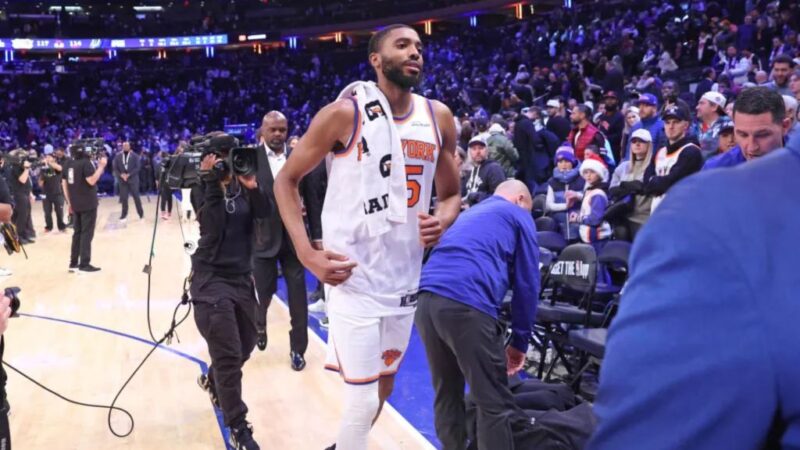 Mikal Bridges’ Garden moment arrived in spectacular fashion