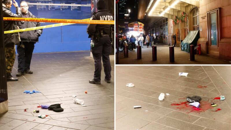 NYC maniac slashes 2 people at Grand Central subway station in separate attacks on Christmas Eve