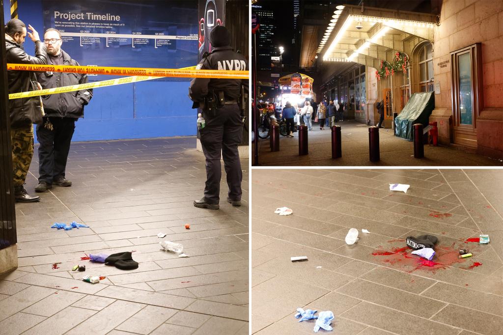 NYC maniac slashes 2 people at Grand Central subway station in separate attacks on Christmas Eve