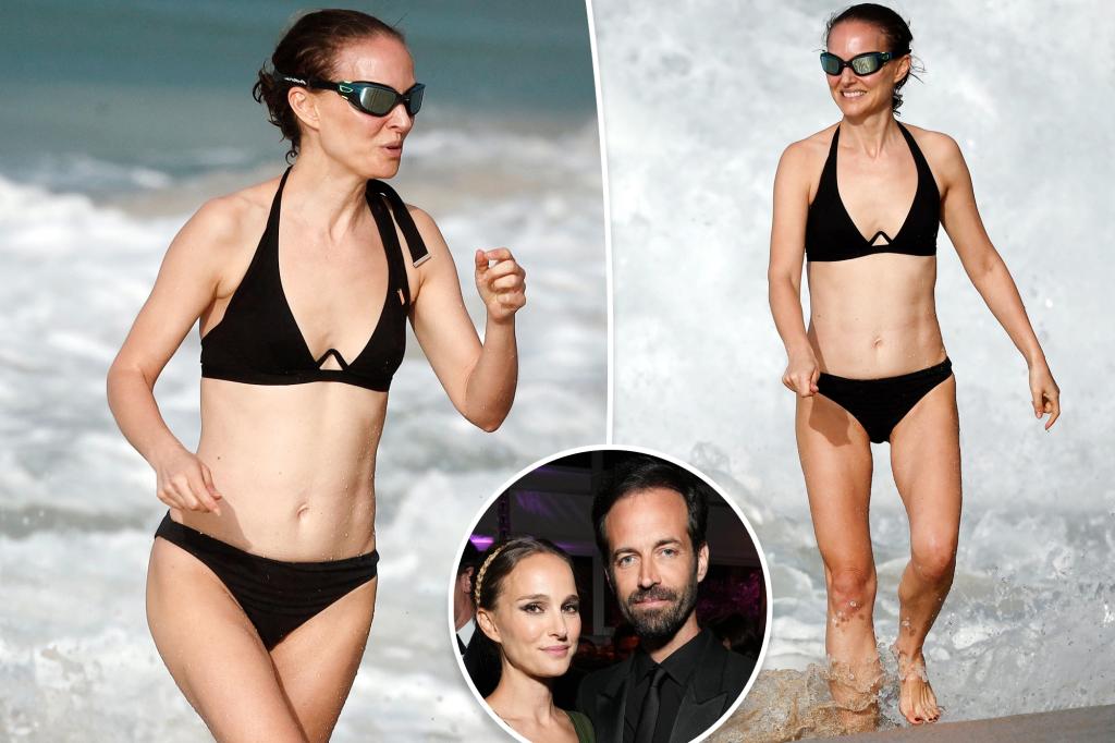 Natalie Portman, 43, shows off her bikini body in St. Barts