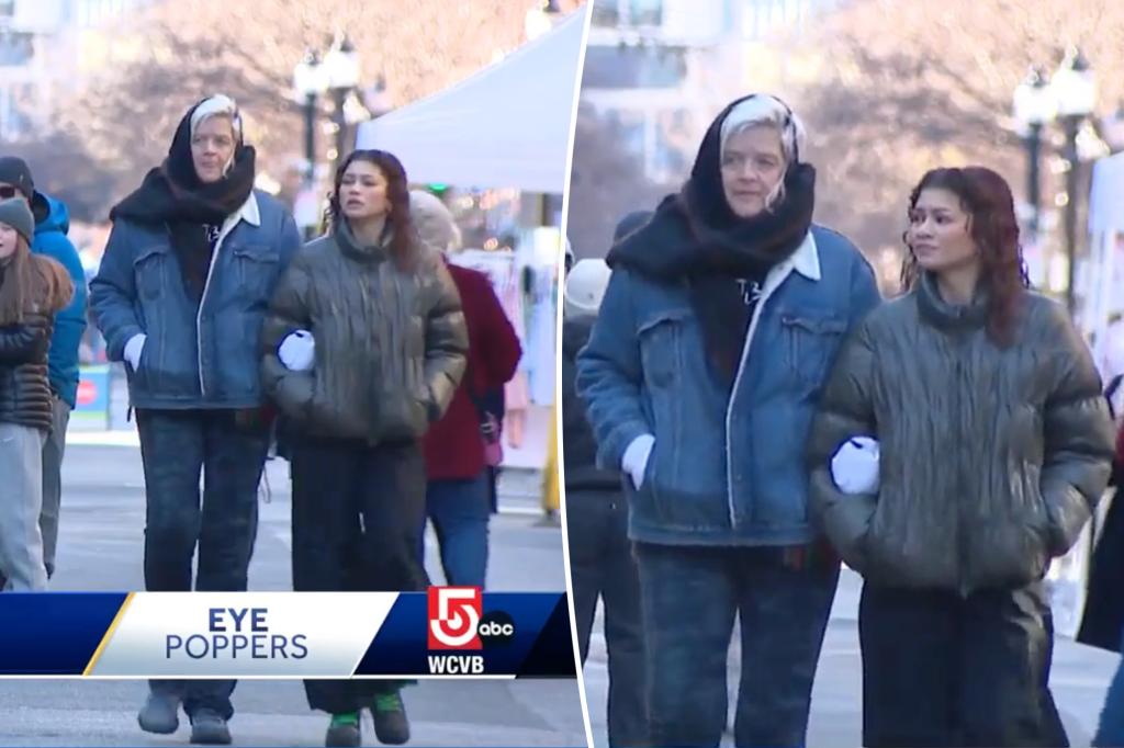 News station trolled for ‘not clocking’ Zendaya, mom on Boston stroll