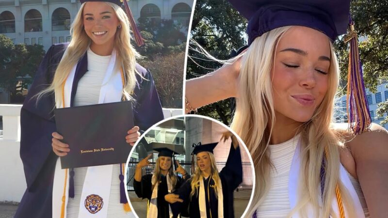 Olivia Dunne graduates from Louisiana State University, shares celebratory snaps in cap and gown