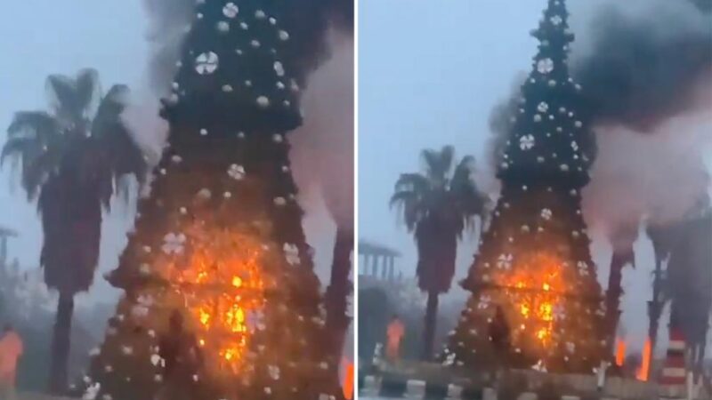 Outrageous Christmas act sparks global fury