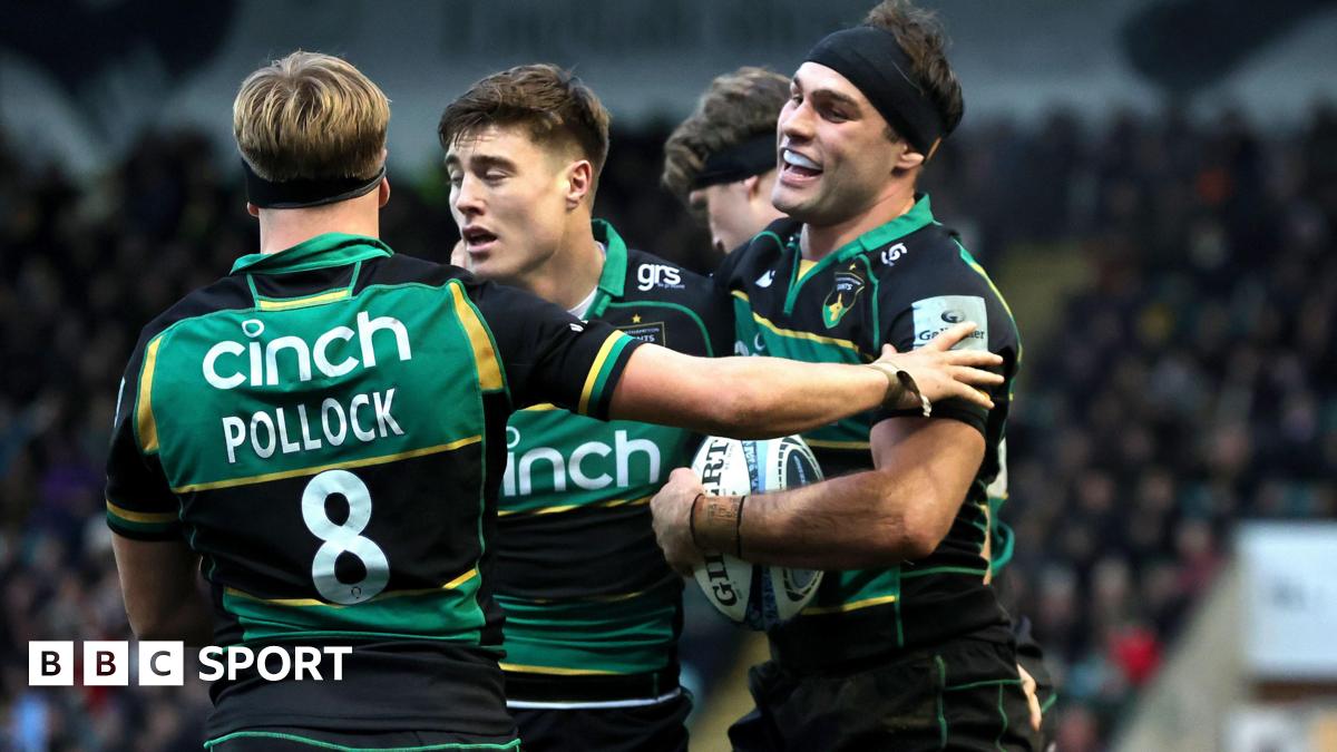 Premiership: Northampton 61-0 Newcastle – Nine-try Saints thrash Falcons