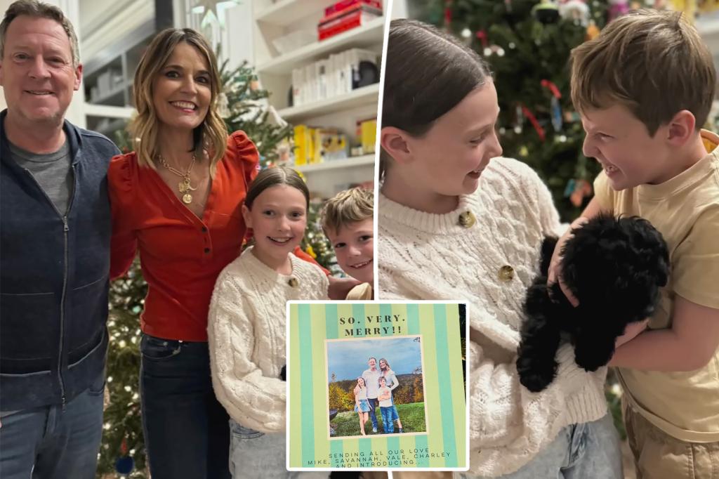 Savannah Guthrie shares photos with husband Michael Feldman, kids