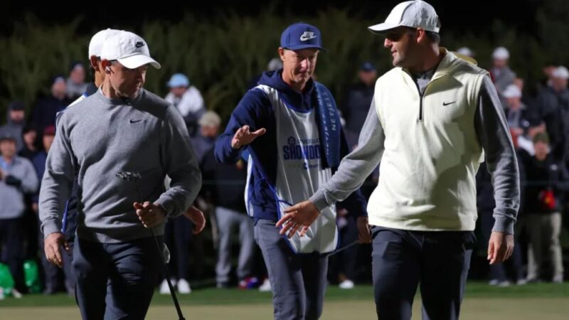 Scottie Scheffler, Rory McIlroy beat Brooks Koepka, Bryson DeChambeau in Showdown