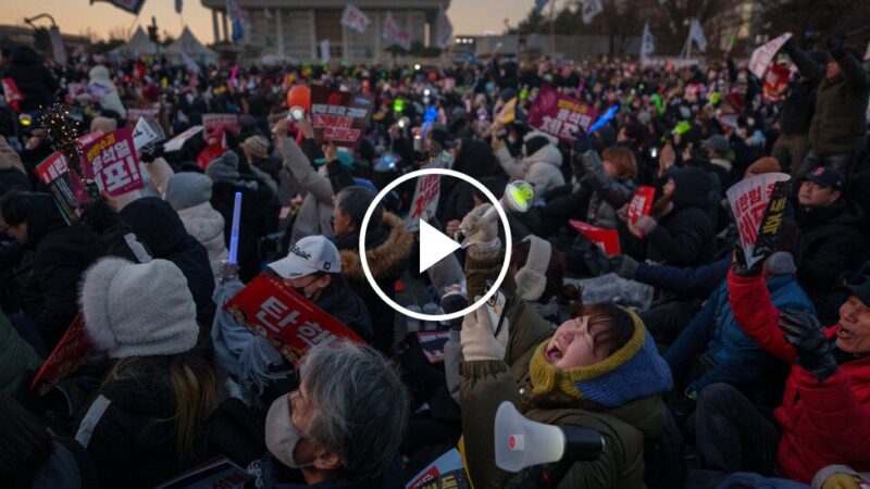 South Koreans Celebrate the President’s Impeachment in Seoul